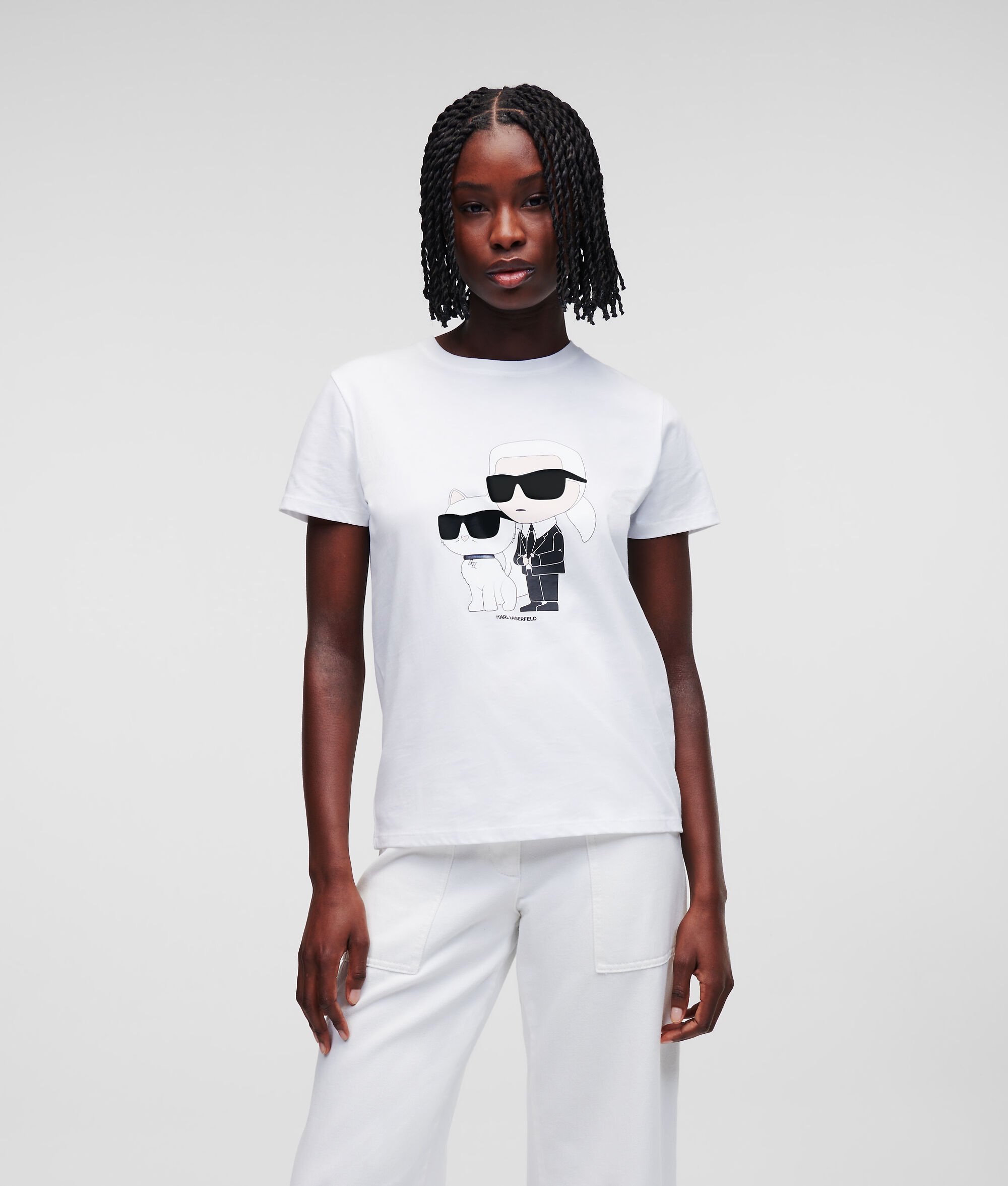 (image for) Stylish KARL IKONIK KARL & CHOUPETTE T-SHIRT